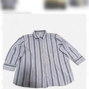 St. John's Bay Striped Button-Down Shirt